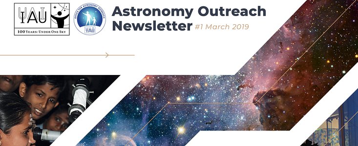 Astronomy Outreach Newsletter 2019 #5 (March #1)