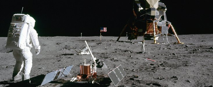 Apollo 11 Lunar Module and Buzz Aldrin