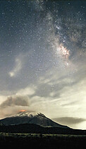 Starry Popocatépetl