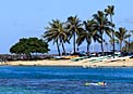 A beach at Honolulu