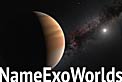 NameExoWorlds postcard